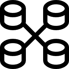 Database Connect Icon from Ultimate Regular Set