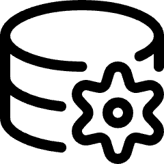 Database Settings Icon from Ultimate Regular Set