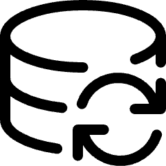 Database Sync Icon from Ultimate Regular Set