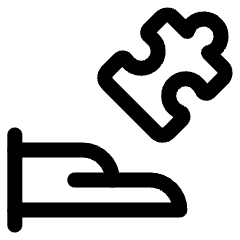 Module Hand Puzzle 1 Icon from Ultimate Regular Set