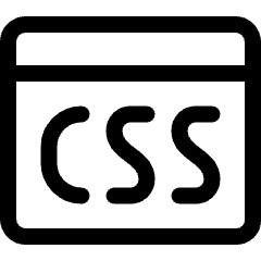 Programming Language Css Icon from Ultimate Regular Set