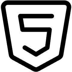 Programming Language Html 5 Icon from Ultimate Regular Set