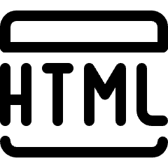 Programming Language Html Icon from Ultimate Regular Set