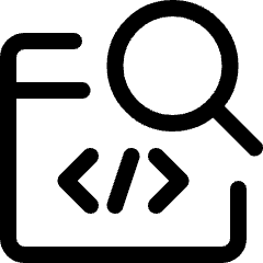Programming Search Browser Icon from Ultimate Regular Set