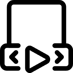 Ui Webpage Play 1 Icon from Ultimate Regular Set