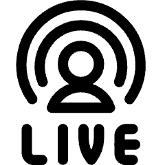 User Live Icon from Ultimate Regular Set