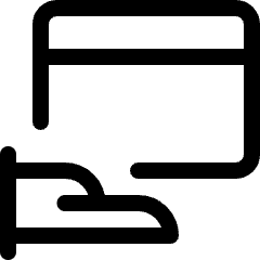 Browser Hand Icon from Ultimate Regular Set