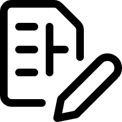Code Write Icon from Ultimate Regular Set
