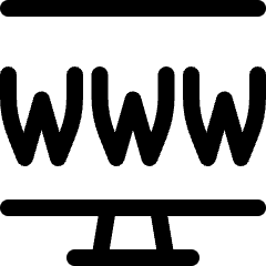 Monitor Www Icon from Ultimate Regular Set