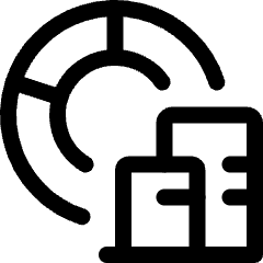 Real Estate Market Building Icon from Ultimate Regular Set