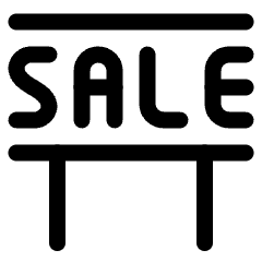 Real Estate Sign Sale Icon from Ultimate Regular Set