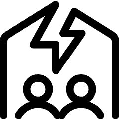 Breakup Divorce Icon from Ultimate Regular Set