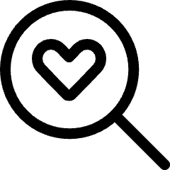 Dating Search Icon from Ultimate Regular Set