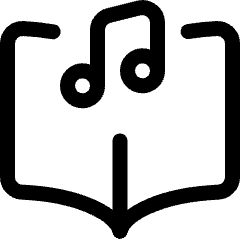 Audio Book Music Icon from Ultimate Regular Set