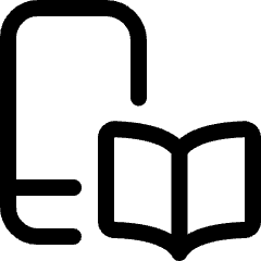 E Learning Book Smartphone Icon from Ultimate Regular Set