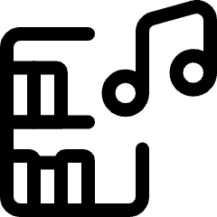 Library Music 1 Icon from Ultimate Regular Set