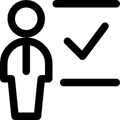 School Teacher Correct Icon from Ultimate Regular Set