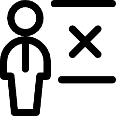 School Teacher Wrong Icon from Ultimate Regular Set