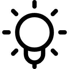 Study Light Idea Icon from Ultimate Regular Set