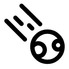 Astronomy Comet Icon from Ultimate Regular Set