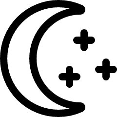 Astronomy Moon Icon from Ultimate Regular Set