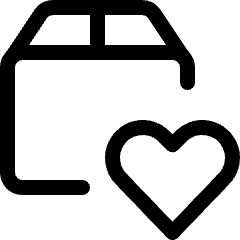 Shipment Heart Icon from Ultimate Regular Set