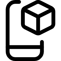 Shipment Smartphone Icon from Ultimate Regular Set