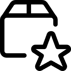 Shipment Star Icon from Ultimate Regular Set