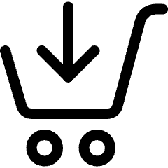 Shopping Cart Download 1 Icon from Ultimate Regular Set