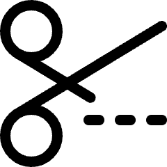 Coupon Cut Icon from Ultimate Regular Set