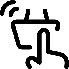 E Commerce Open Basket Icon from Ultimate Regular Set