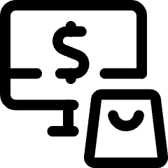 E Commerce Shopping Bag 1 Icon from Ultimate Regular Set