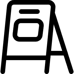 Shop Street Sign Icon from Ultimate Regular Set
