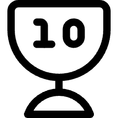 Gaming Trophy 10 Icon from Ultimate Regular Set