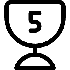Gaming Trophy 5 Icon from Ultimate Regular Set