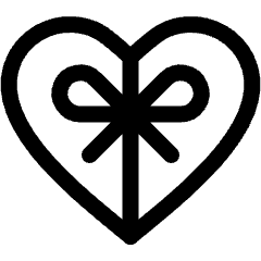 Gift Heart Icon from Ultimate Regular Set