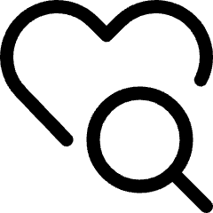 Love It Search Icon from Ultimate Regular Set