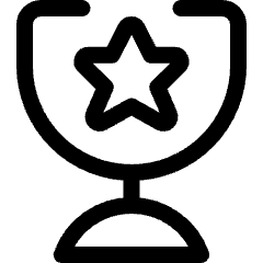 Award Trophy Star Icon from Ultimate Regular Set