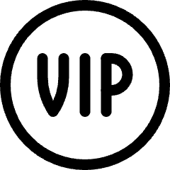 Vip Circle Icon from Ultimate Regular Set