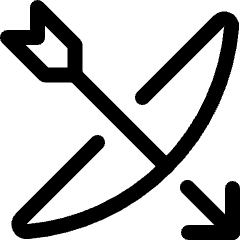 Archery Bow Icon from Ultimate Regular Set