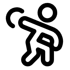 Athletics Discus Throwing Icon from Ultimate Regular Set