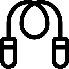 Fitness Jumping Rope Icon from Ultimate Regular Set