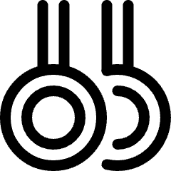 Gymnastics Acrobatic Hanging Icon from Ultimate Regular Set