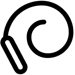Gymnastics Rhythmic Ribbon Icon from Ultimate Regular Set