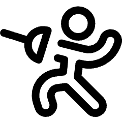 Martial Arts Fencing Icon from Ultimate Regular Set