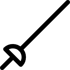 Martial Arts Sword Fencing Icon from Ultimate Regular Set