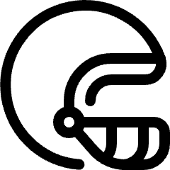 American Football Helmet Icon from Ultimate Regular Set