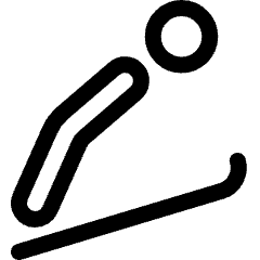 Ski Jumping Icon from Ultimate Regular Set