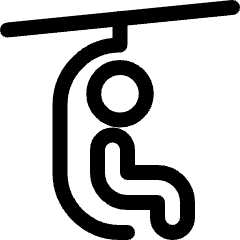 Skiing Cable Car Icon from Ultimate Regular Set