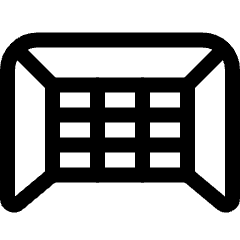 Soccer Goal Net Icon from Ultimate Regular Set